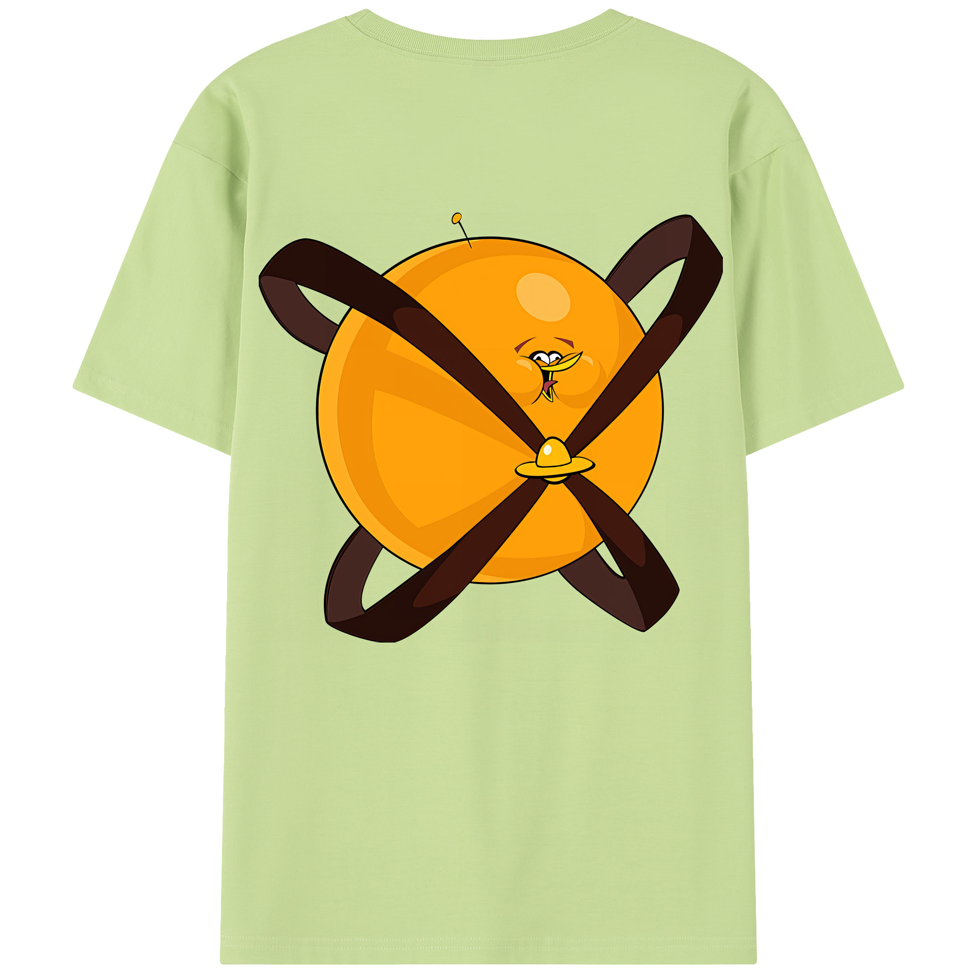 （画像用） Angry Birds アングリーバード 綿100％半袖Tシャツ（背面プリント）